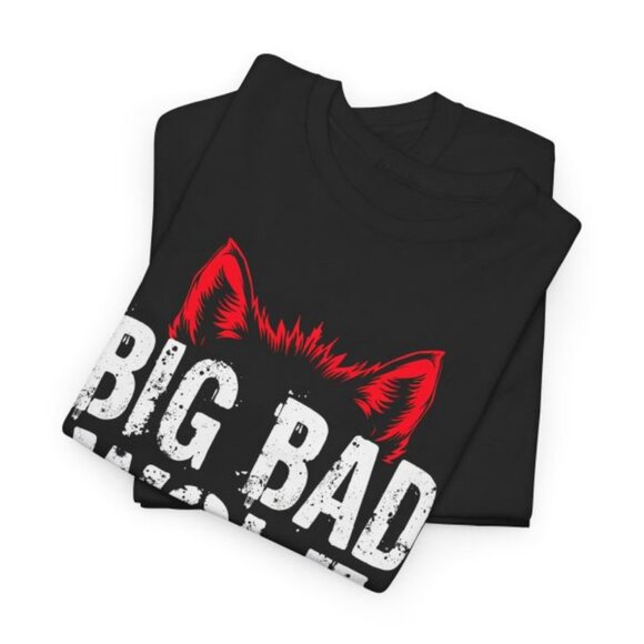 Big Bad And Wolf Costume Funny Wolves Werewolf Cool Dog T-Shirt - Picture 2 of 6